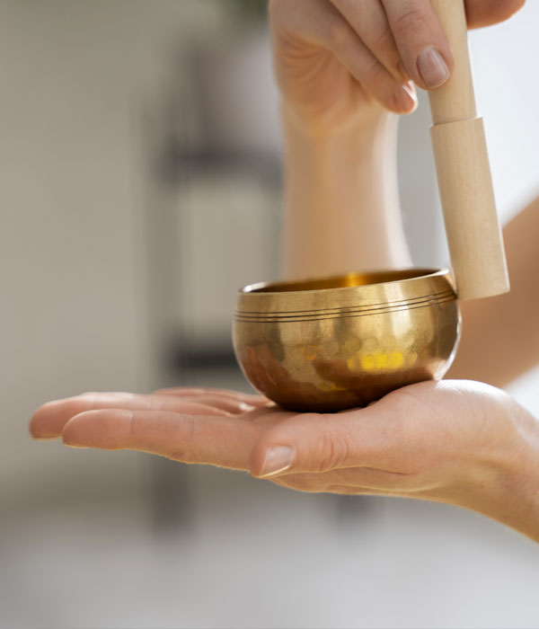 Sound healing practitioner training session